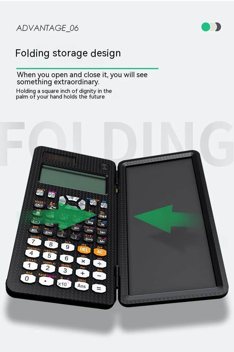 2-in-1 Foldable Scientific Calculator