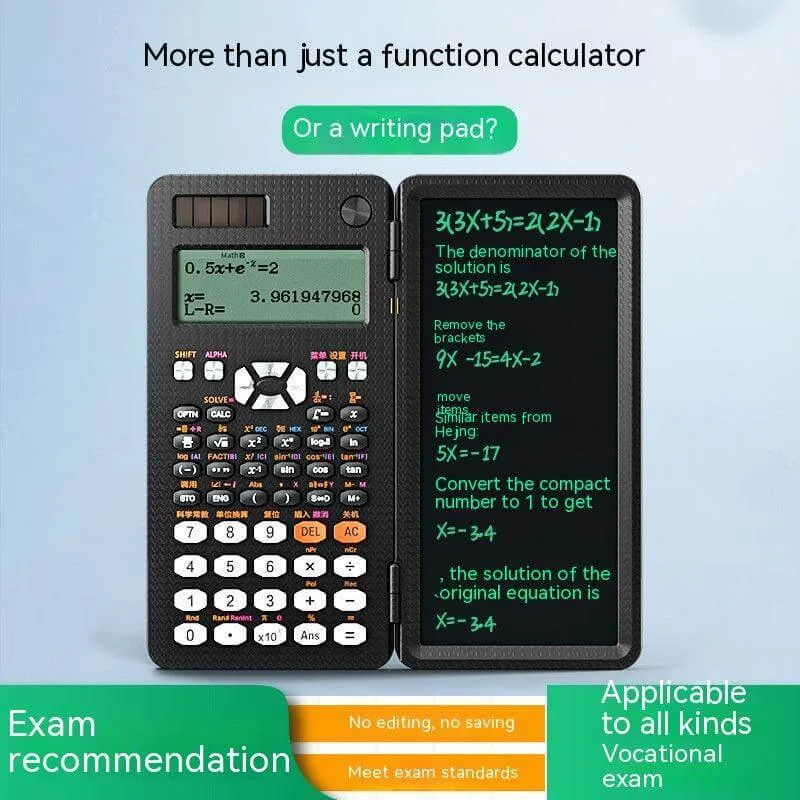 2-in-1 Foldable Scientific Calculator