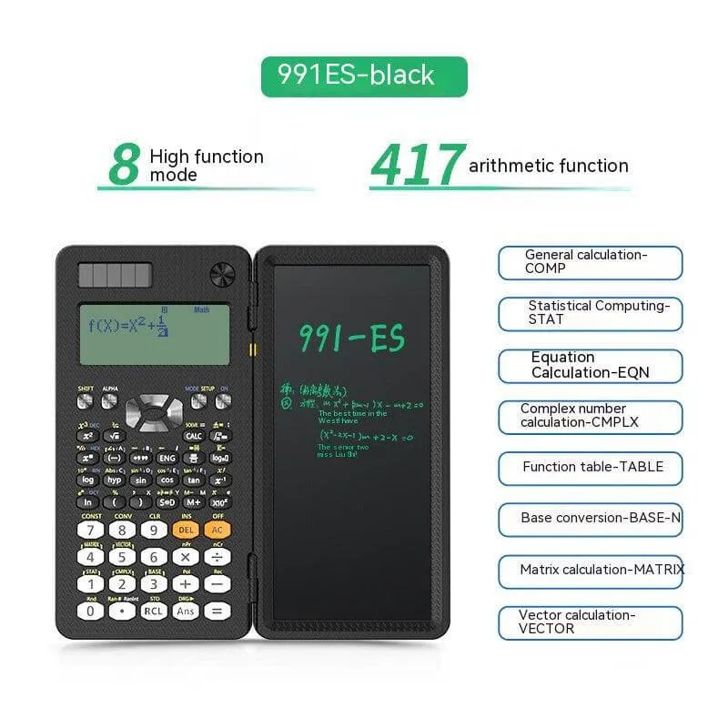 2-in-1 Foldable Scientific Calculator