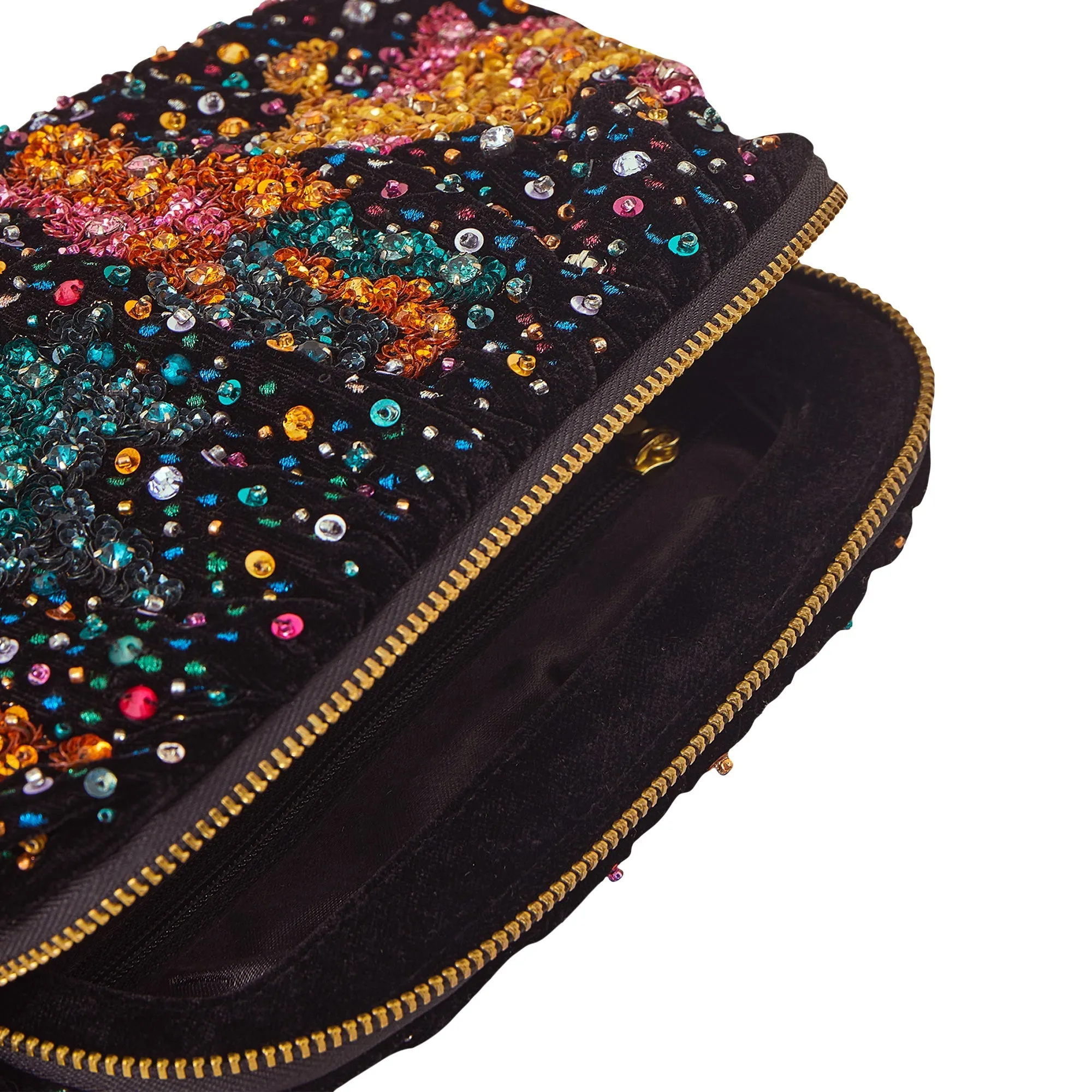 Accessorize London Women's Multi Galaxy Embellished Clutch Bag