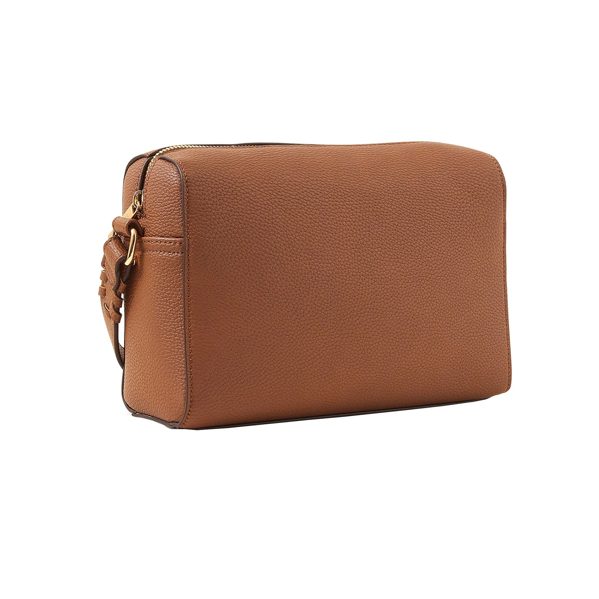 Accessorize London Women's Tan Front Pocket Crossbody Bag