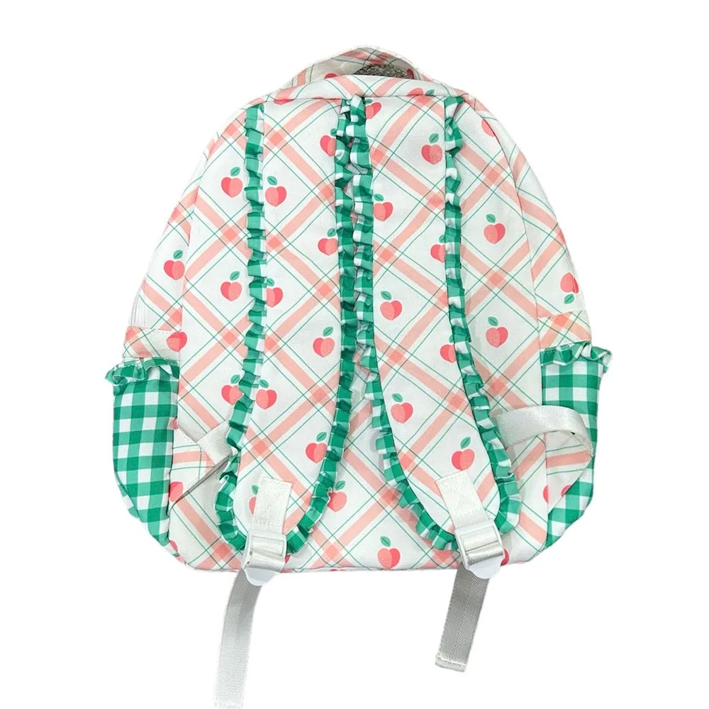 Backpack - Peaches Plaid