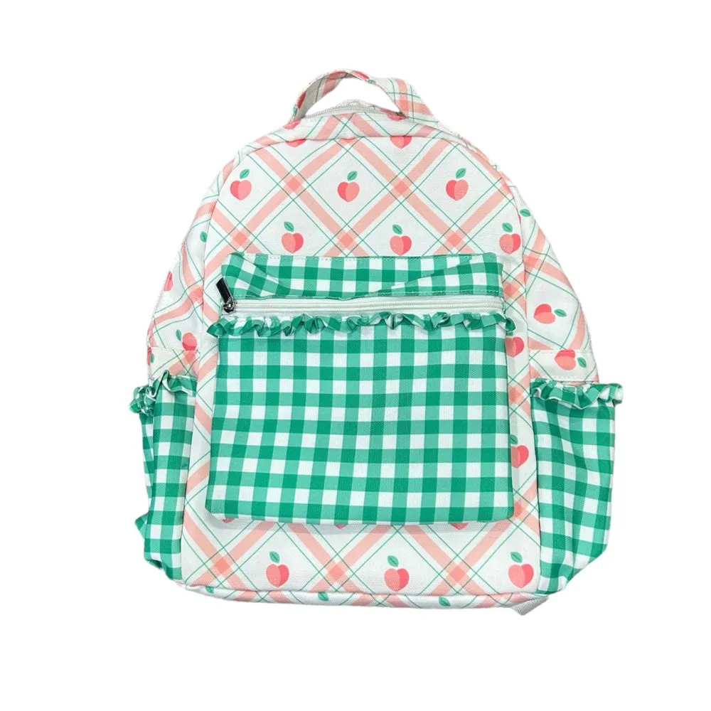 Backpack - Peaches Plaid