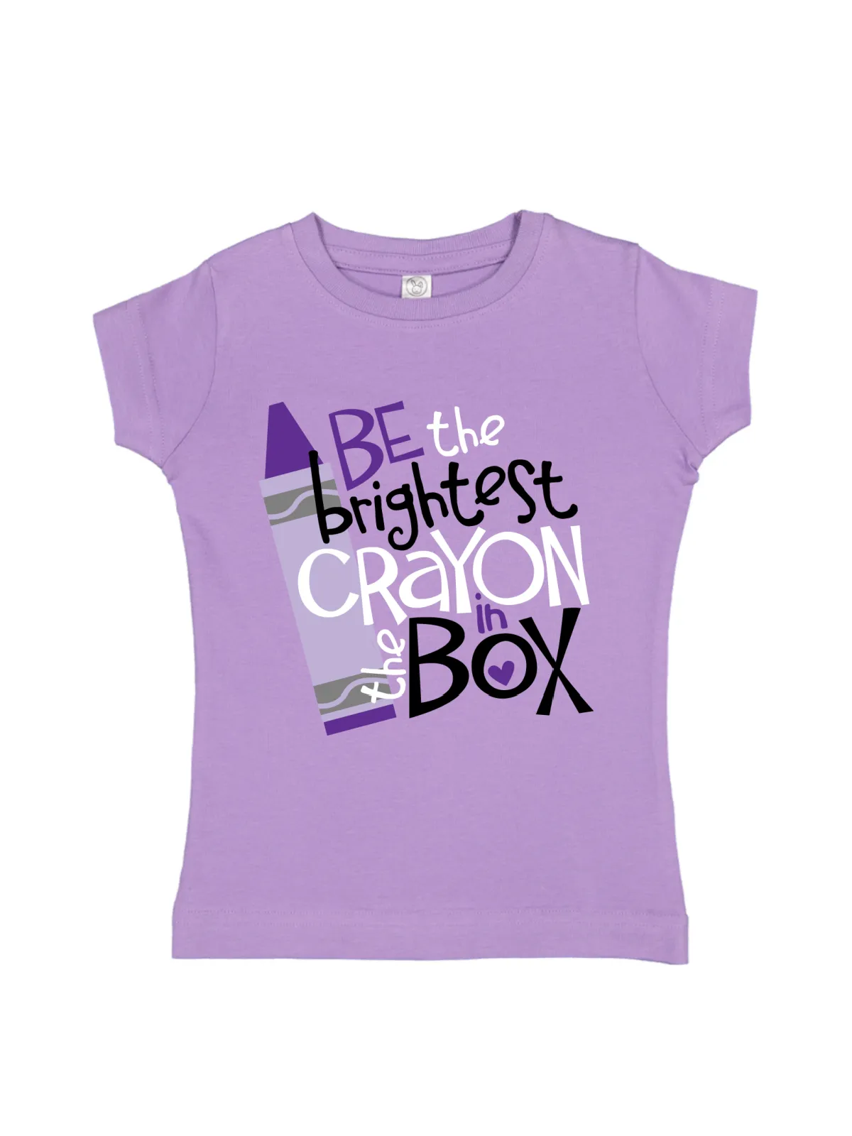 Be the Brightest Crayon in the Box Girls Shirt - Various Colors