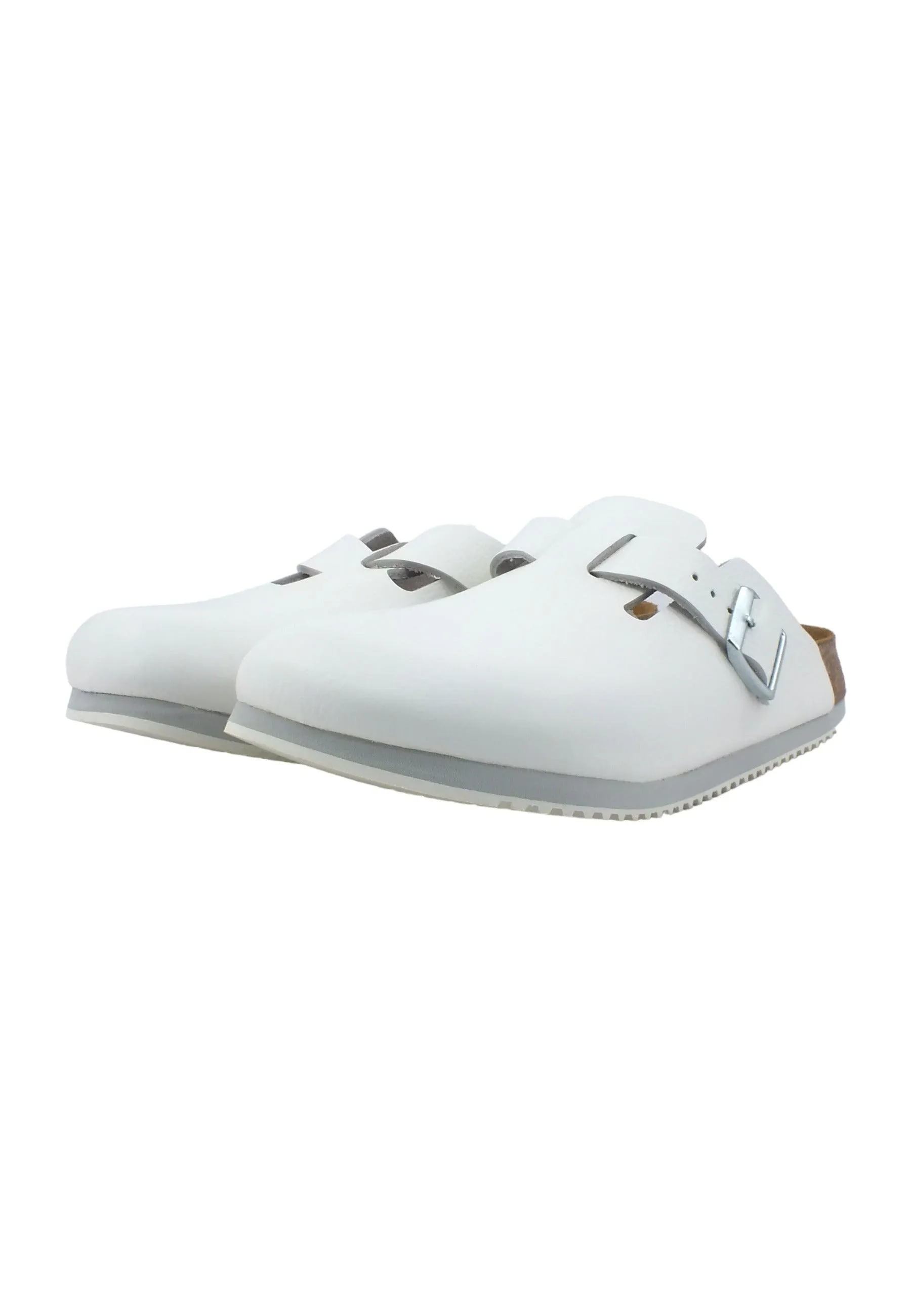 BIRKENSTOCK Boston Sabot Uomo White 060136U