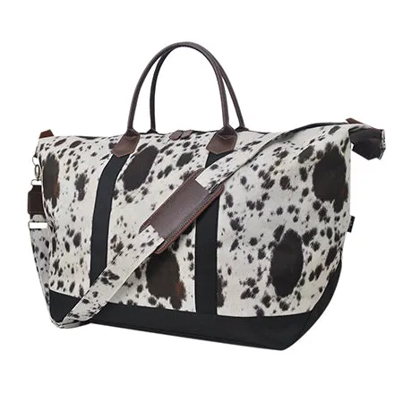 Black Cowhide NGIL Large Weekender Bag