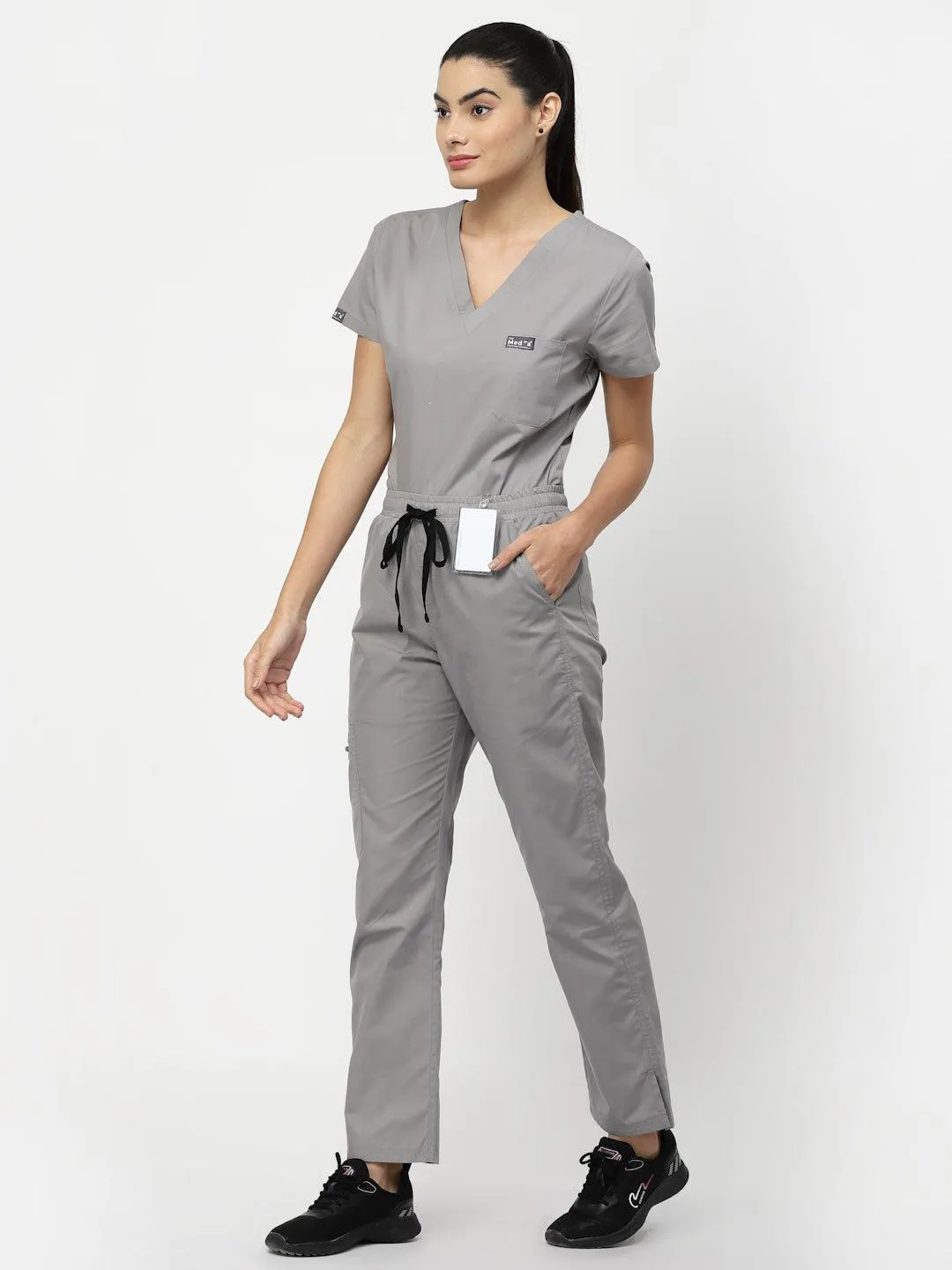 Classic Straight Pant Scrub - (Graphite) (Women's)