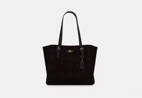 Coach Mollie Tote In Signature Canvas L