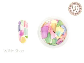 Colorful Crushed Shell Chips Nail Art Decoration