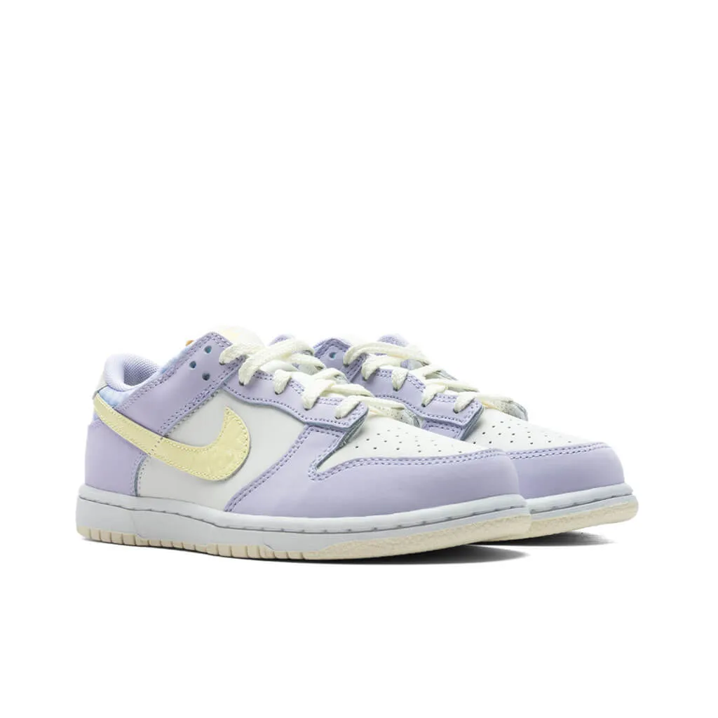 Dunk Low SE BP (PS) - Oxygen Purple/Citron Tint/Summit White