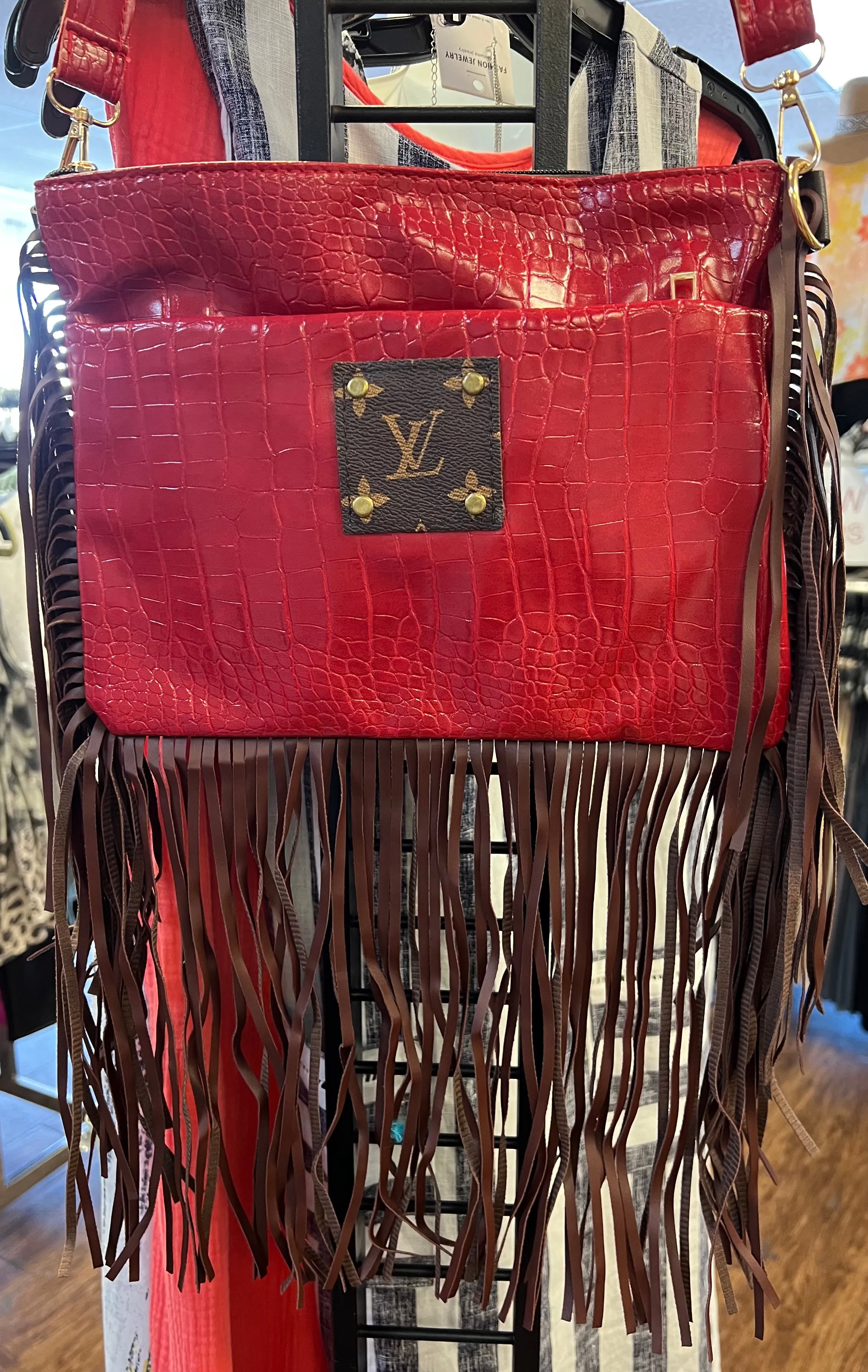 Fashion Western fringe crossbody shoulder bag