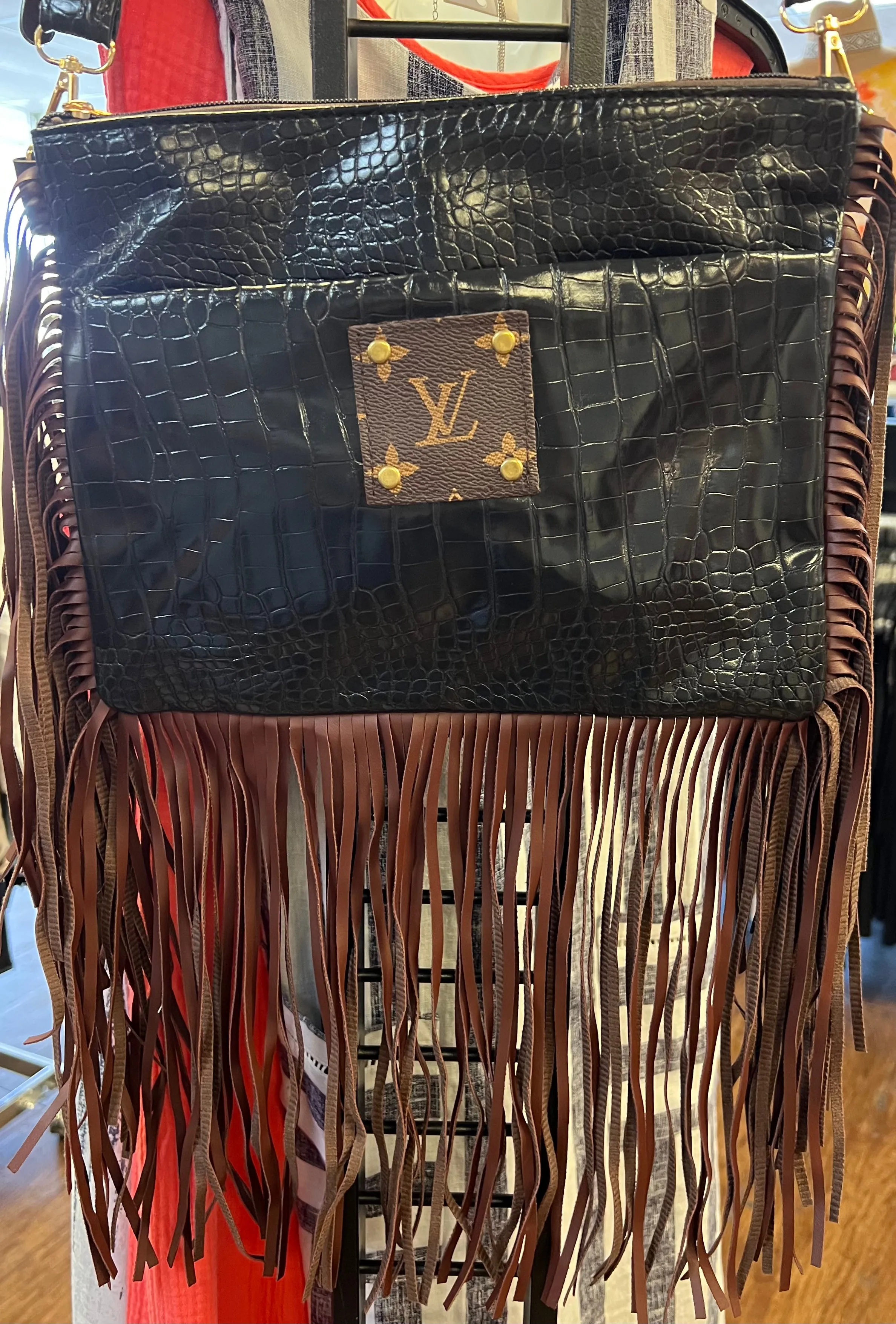 Fashion Western fringe crossbody shoulder bag