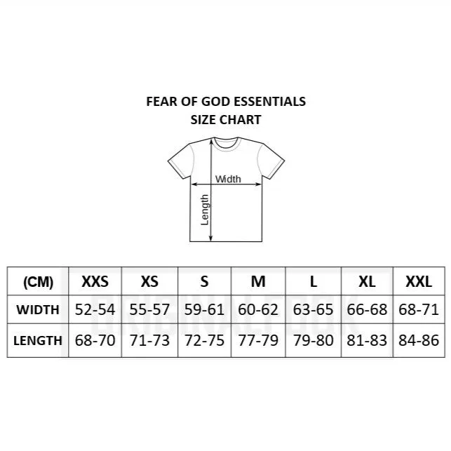 Fear of God Essentials Felt Logo Tee Light Oatmeal