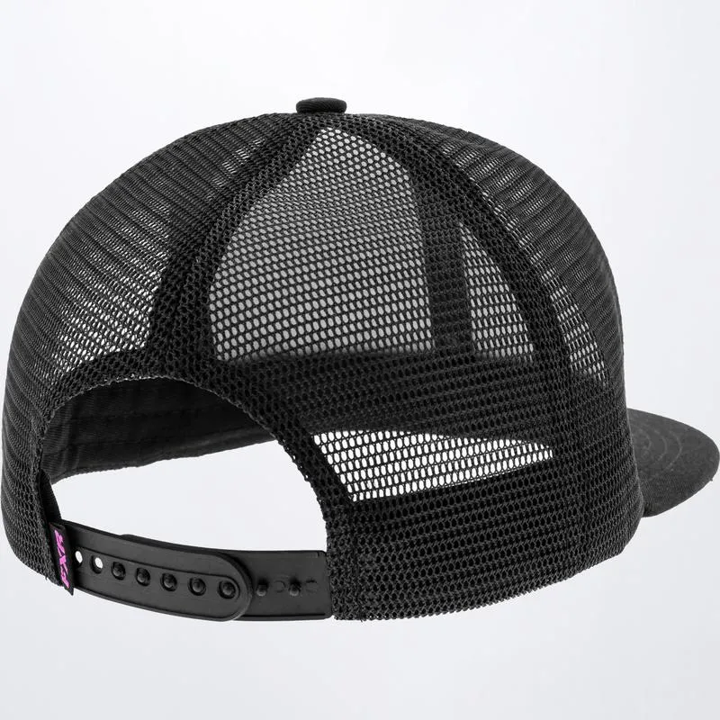 FXR Race Division Hat Black/Electric Pink