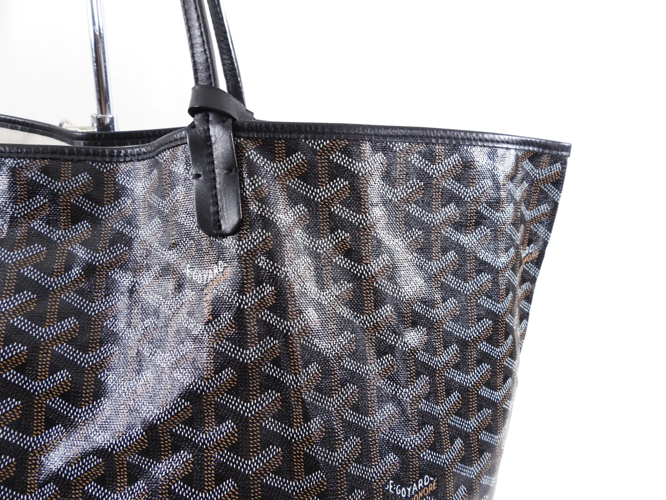 Goyard St. Louis Goyardine GM Tote Bag with Pouch