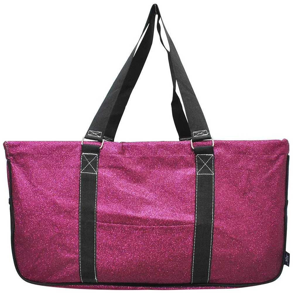 Hot Pink Glitter NGIL Utility Bag