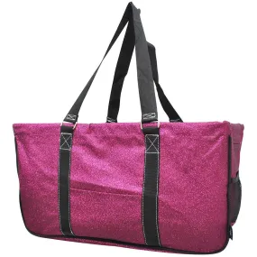 Hot Pink Glitter NGIL Utility Bag