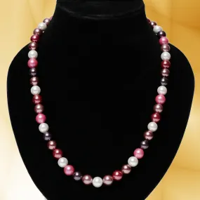 Imeora Multicolor 10mm Shell Pearl Necklace