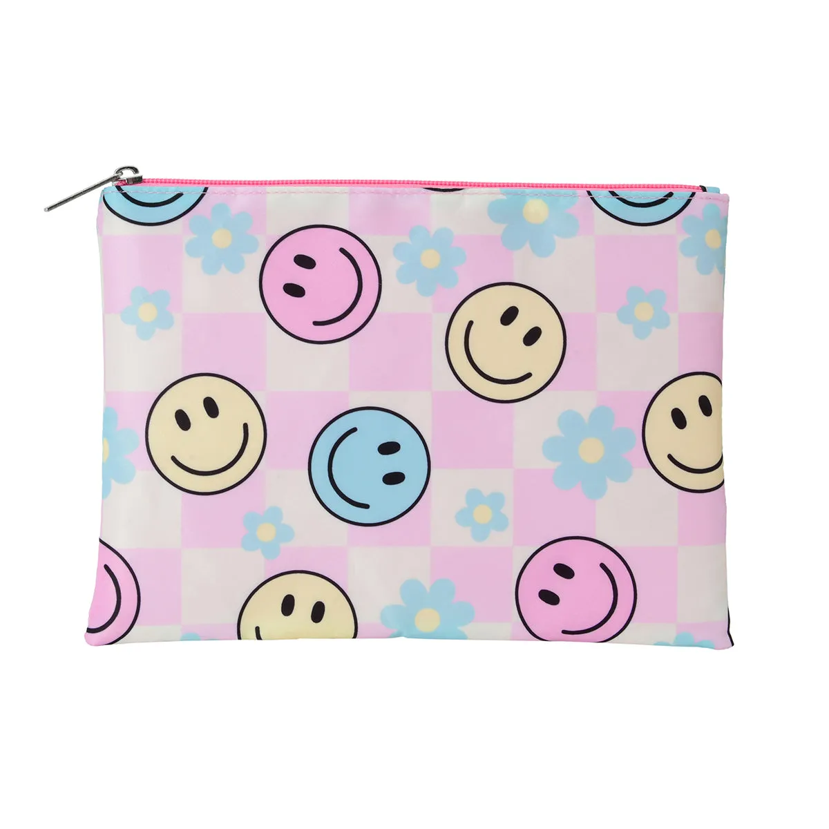 Iscream Happy Check Cosmetic Bag Trio