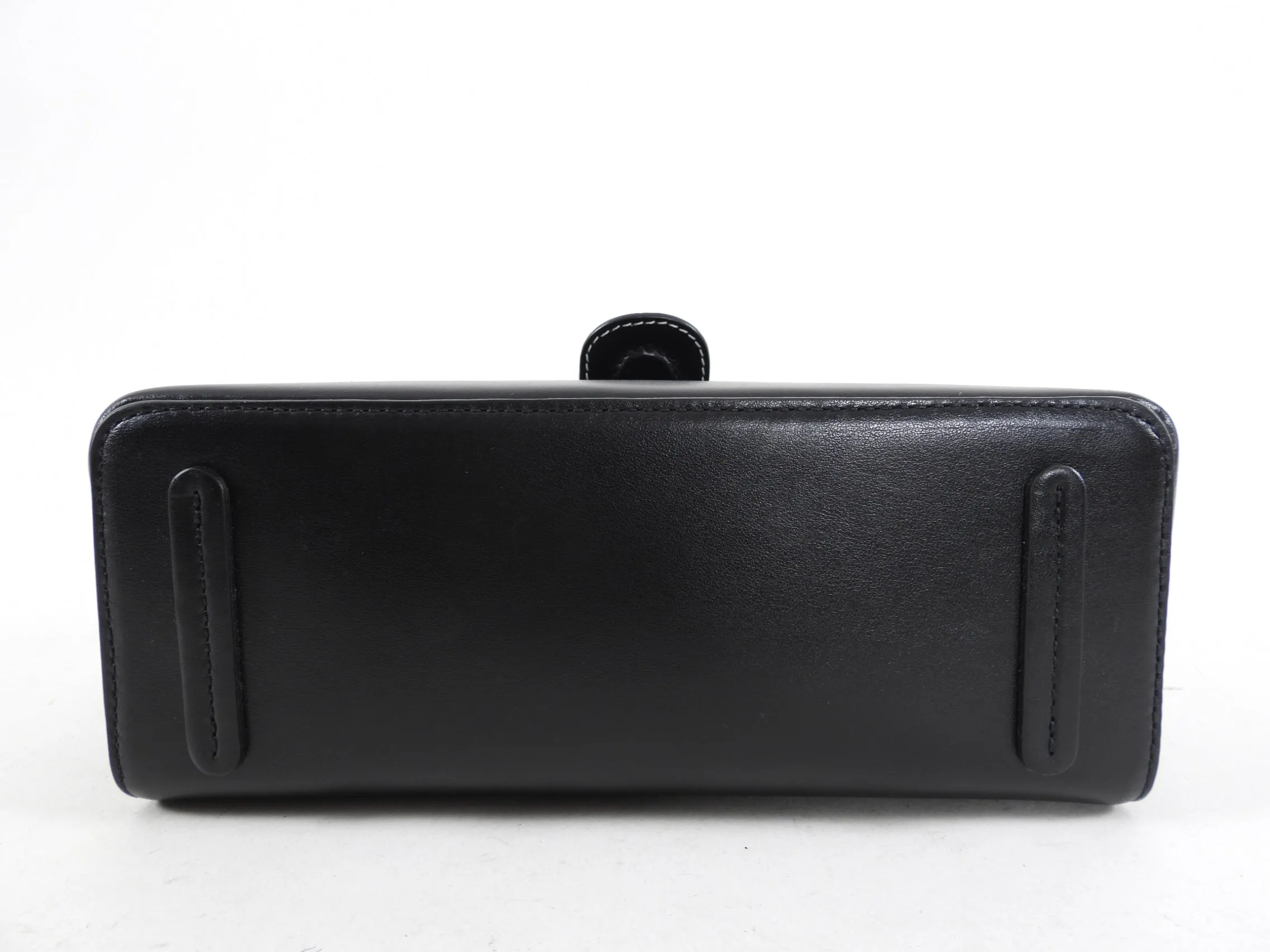 JW Anderson Small Black Leather Chain Lid Bag