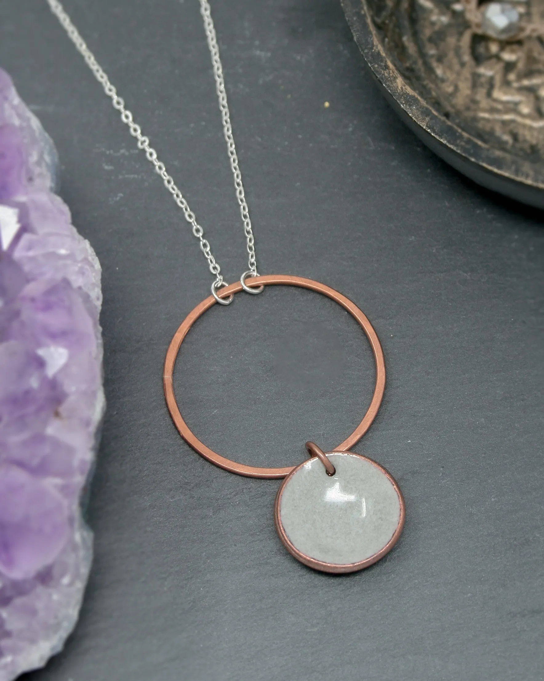 Large Copper Revolve Penny necklace [made to order]