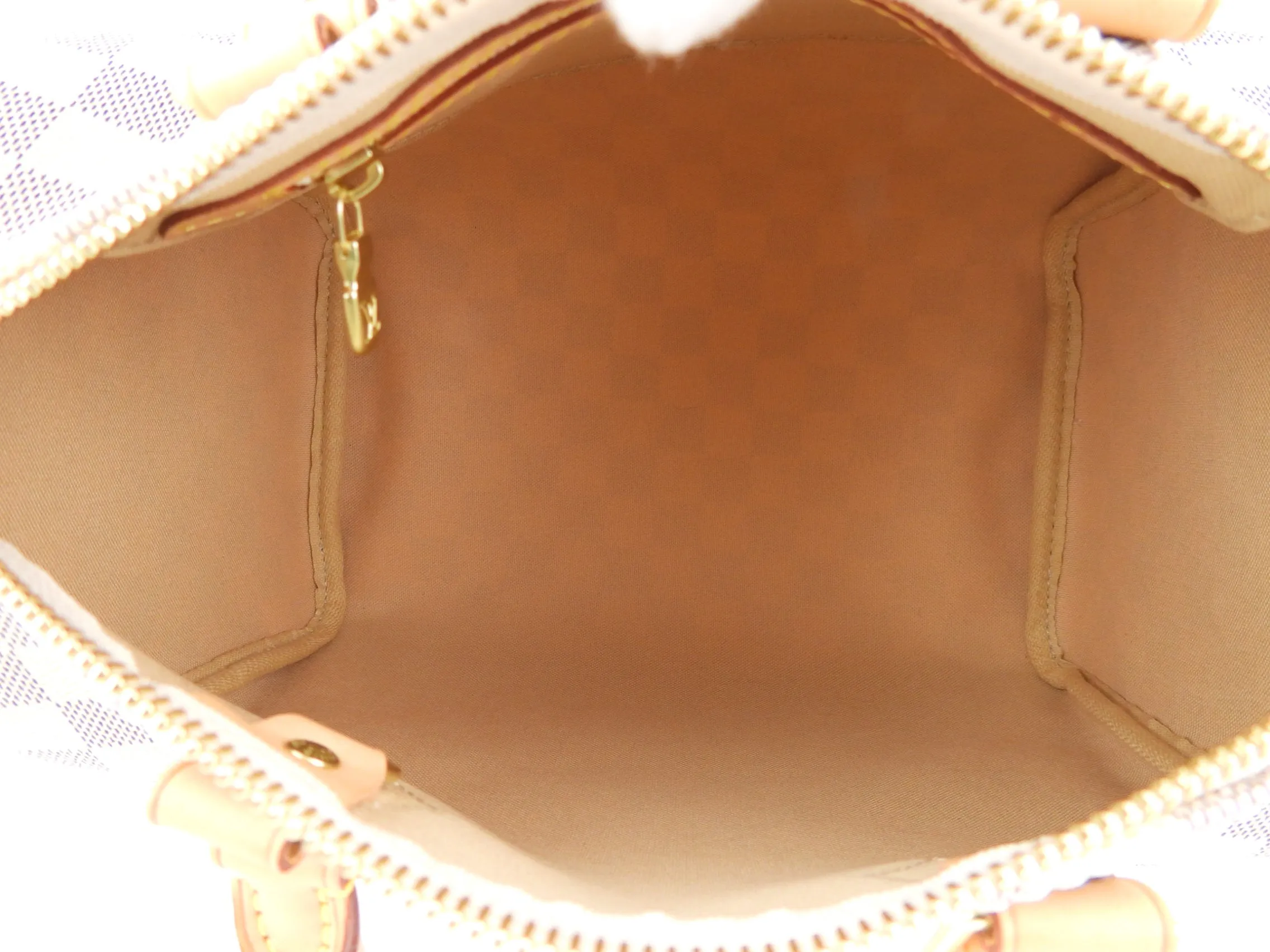 Louis Vuitton Damier Azur Coated Canvas Speedy 25cm Boston Bag