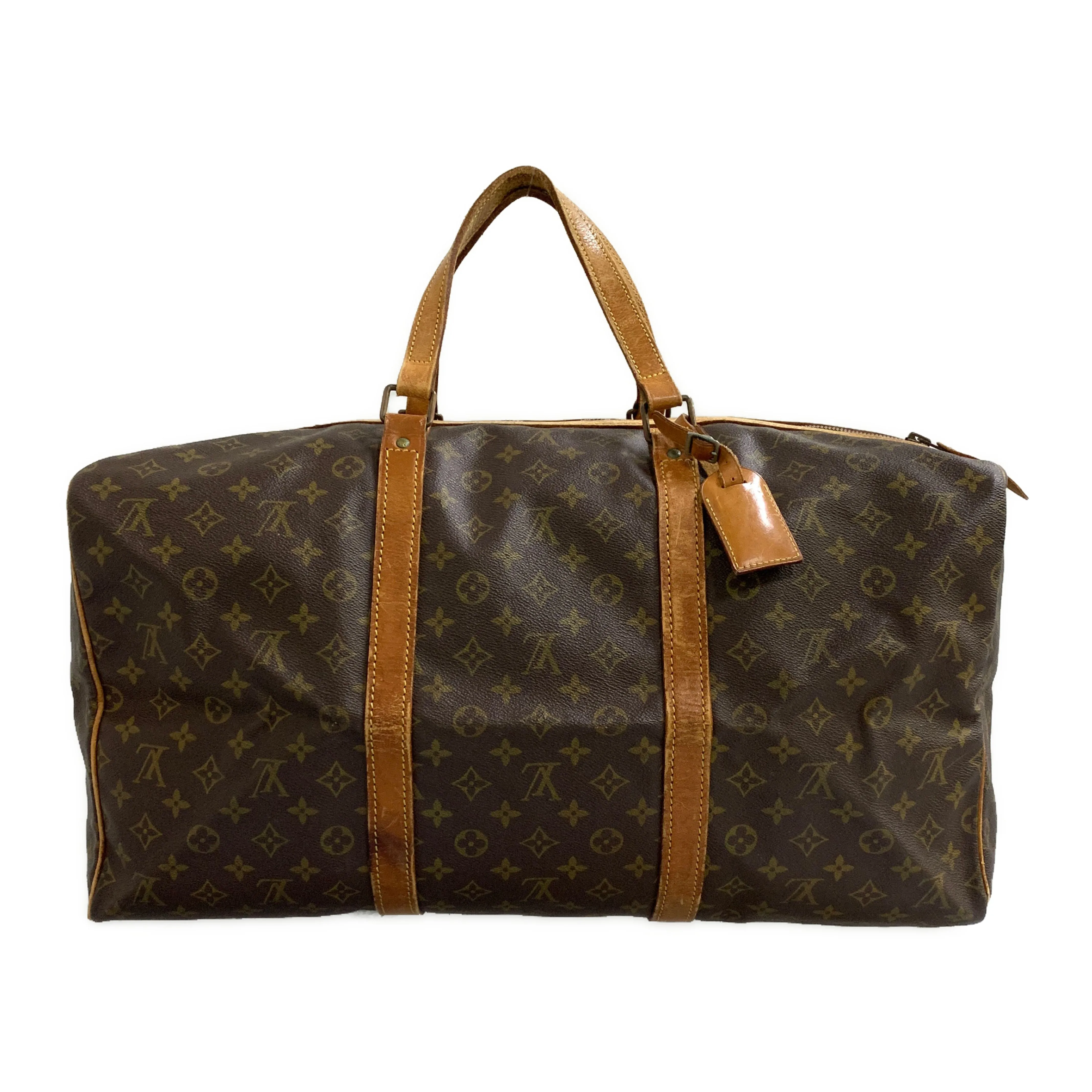 #LOUIS VUITTON/KEEPALL 55_MONOGRAM CANVAS/Boston Bag/BRW/PVC