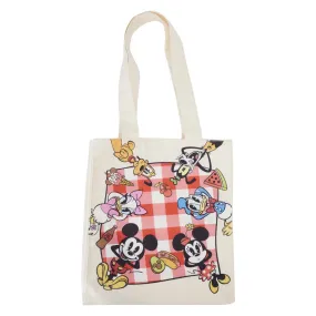 Loungefly Disney Mickey and Friends Canvas Tote Bag - Preorder