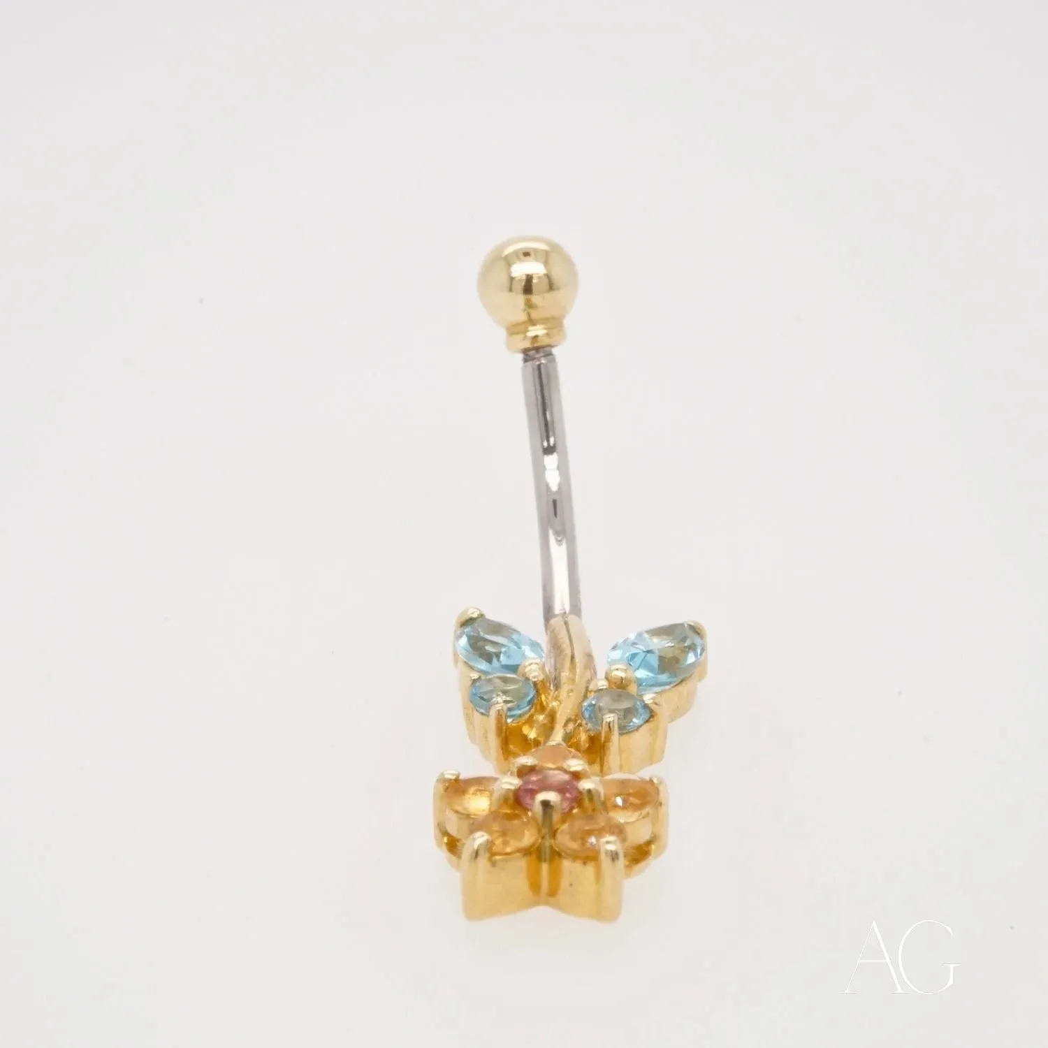 Luxury Topaz Bellybutton Piercing