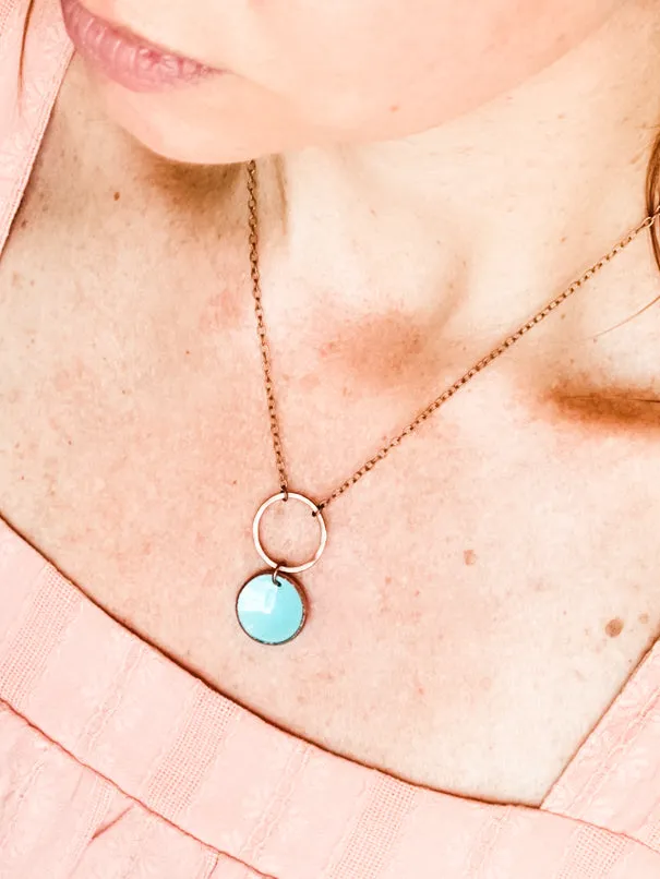 Medium copper Revolve Penny necklaces [made to order]