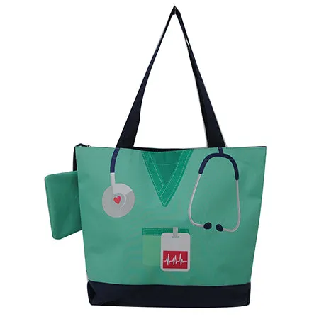 Mint Nurse Life NGIL Canvas Tote Bag