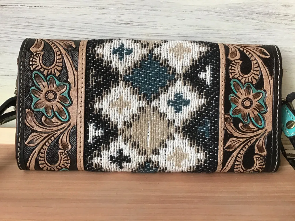 Myra Bag Tooled Blanket Flap Cross Body