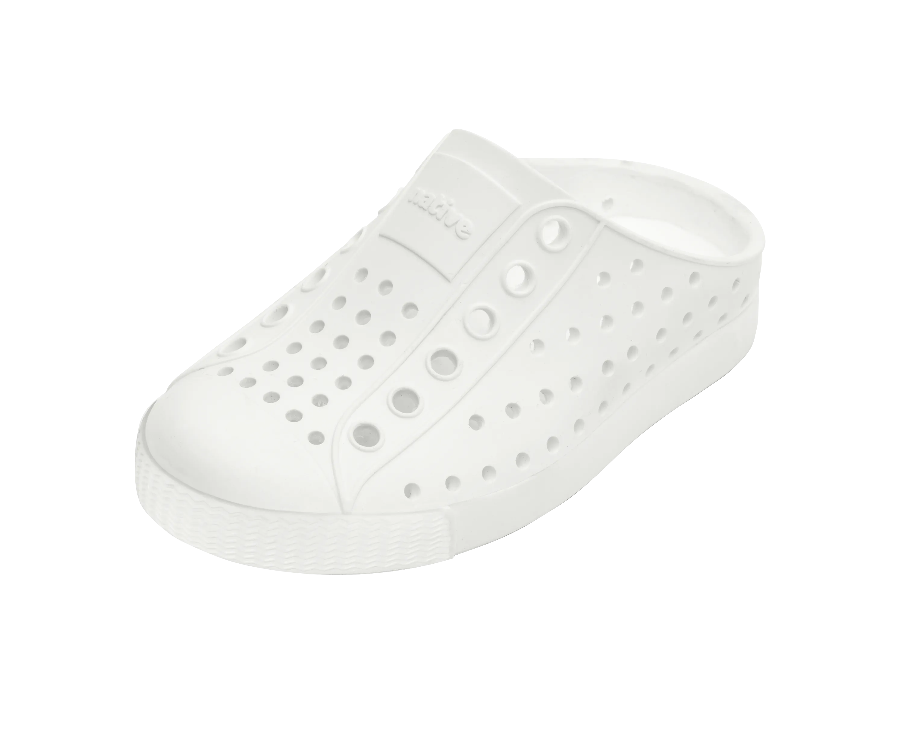 Native Jefferson Clog Kids - Shell White / Shell White