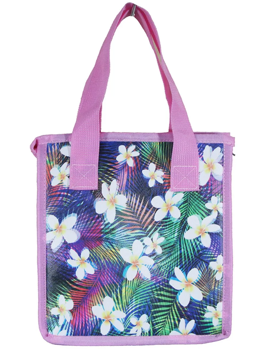 Palm Plumeria Insulated Bag