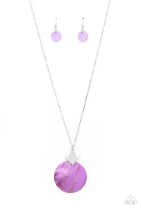 Paparazzi Tidal Tease - Purple Necklace