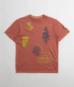 Patagonia Pyrophytes Organic T-Shirt - Burl Red