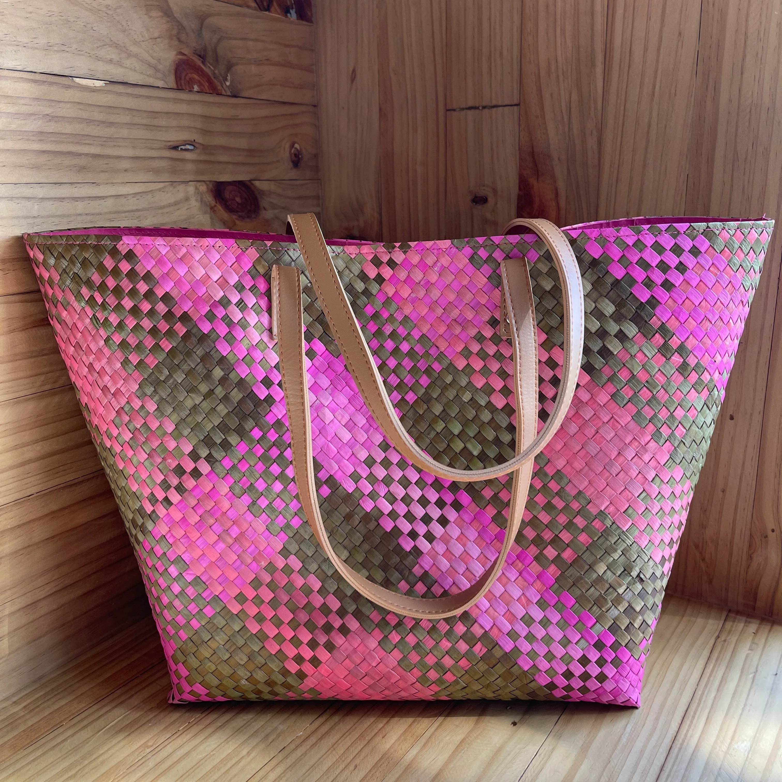 Pink Skies Pandan Tote