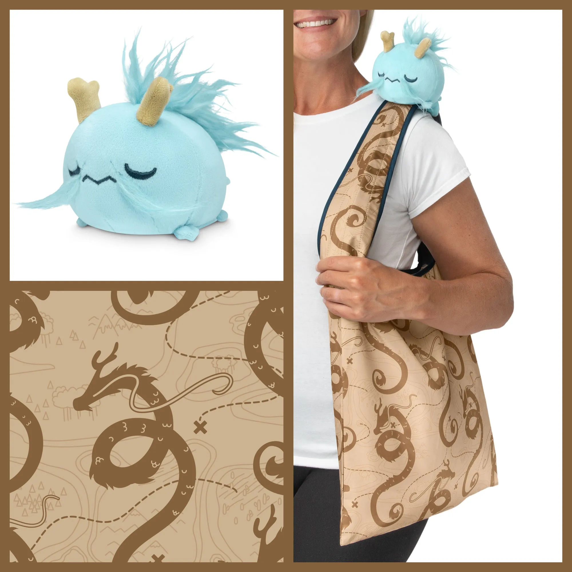 Plushiverse Realm of the Dragon Plushie Tote Bag