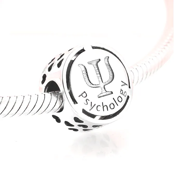 Psychology Charm 925 Sterling Silver - Psychologists Charm