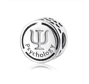 Psychology Charm 925 Sterling Silver - Psychologists Charm