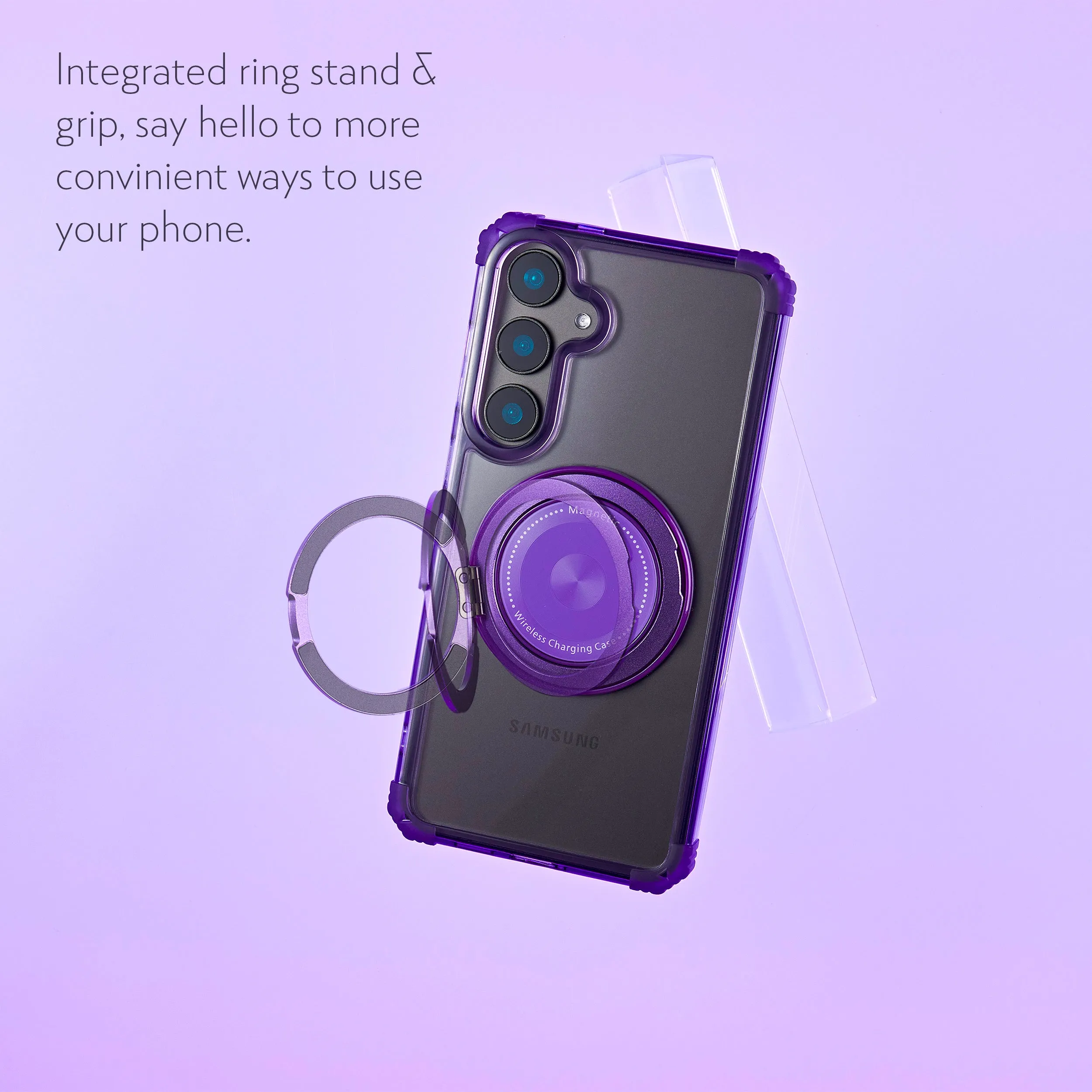 Revolve Case for Galaxy S24 - Purple Eclipse