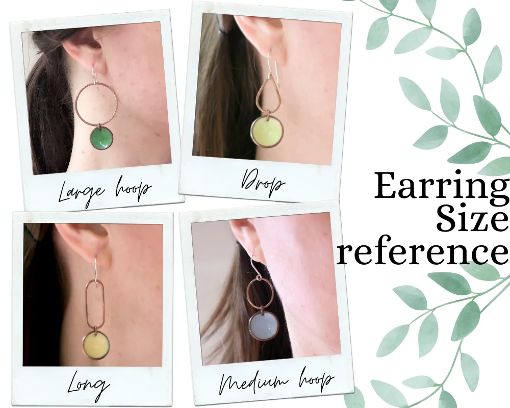 Revolve Large Copper Penny earrings [made to order