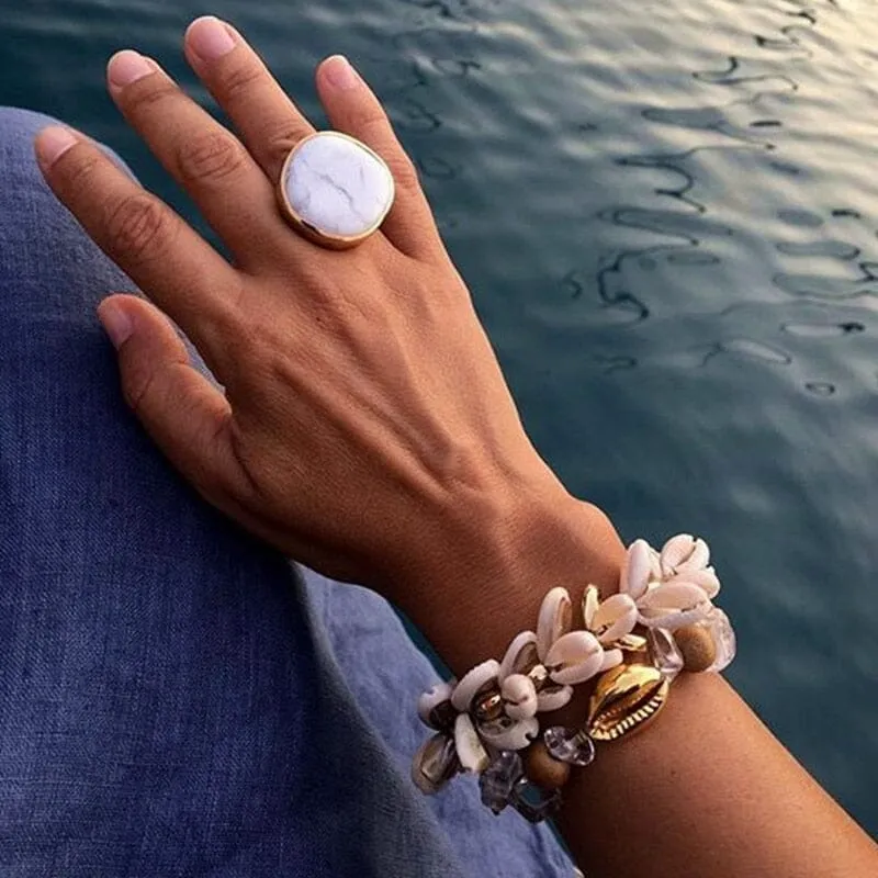 Rope Friendship Summer Gift Puka Sea Shell Bracelet