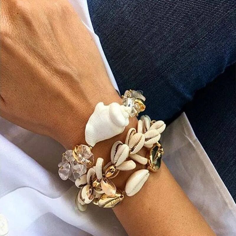 Rope Friendship Summer Gift Puka Sea Shell Bracelet