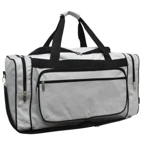 Silver Glitter NGIL Canvas 23 Duffle Bag