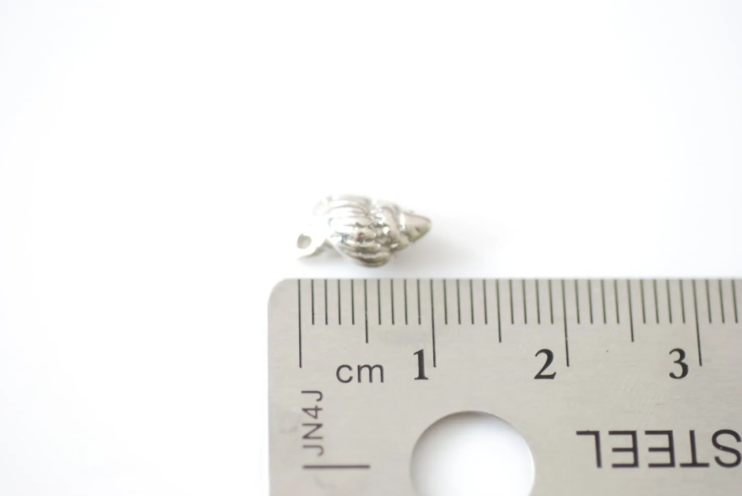 Sterling Silver Wholesale Sea Shell Conch Shell Charm Pendant- 925 Sterling SIlver Sea Life Shell Pendants, Silver Shell Charm, Silver Hermit Shell