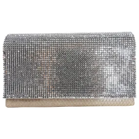 Swarovski Crystal and Python Snakeskin Evening Bag