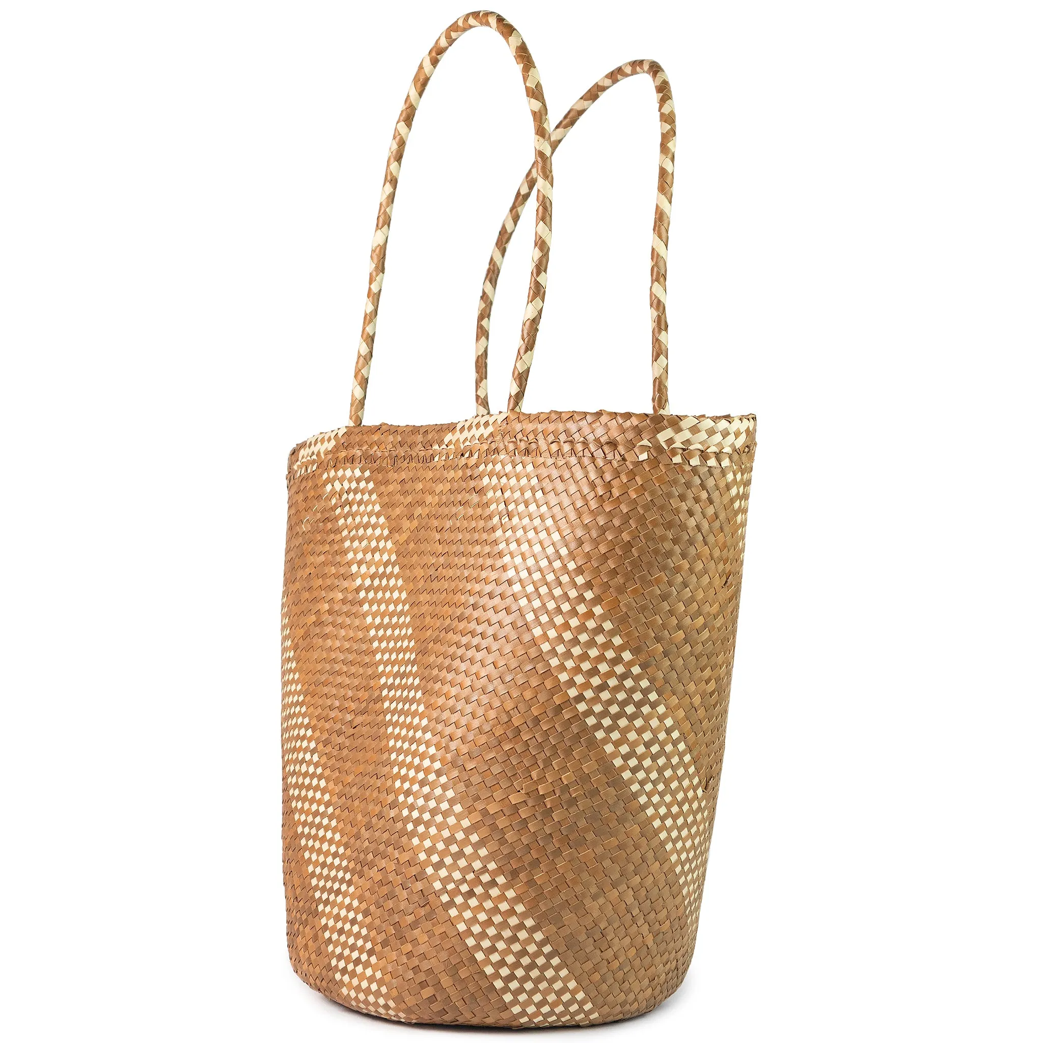 Tall Basket Market Tote Bag