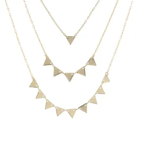 Triangles Necklace