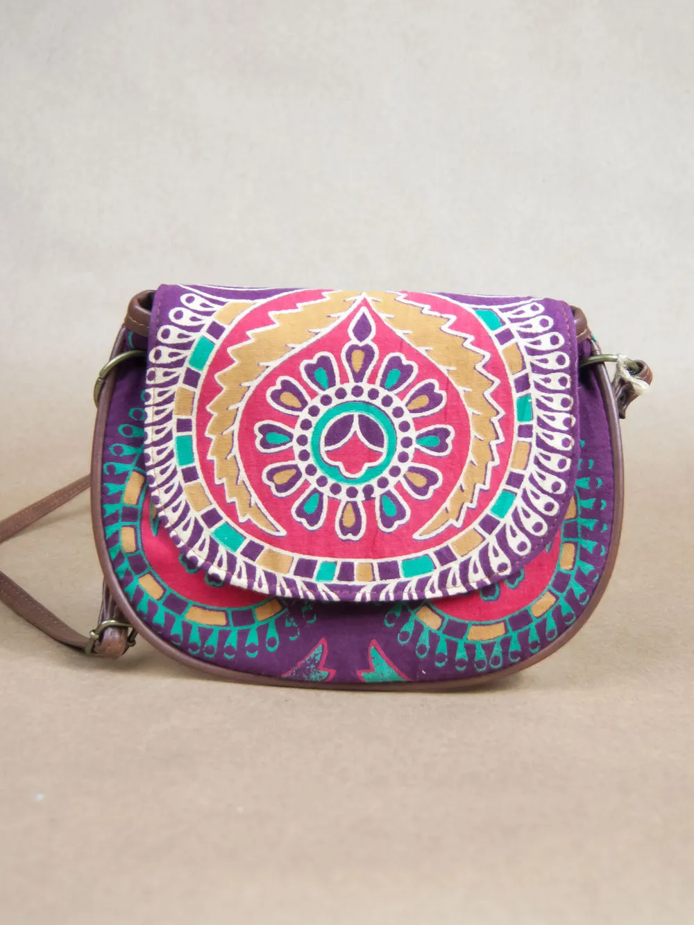 Tribal Canvas Side Bag